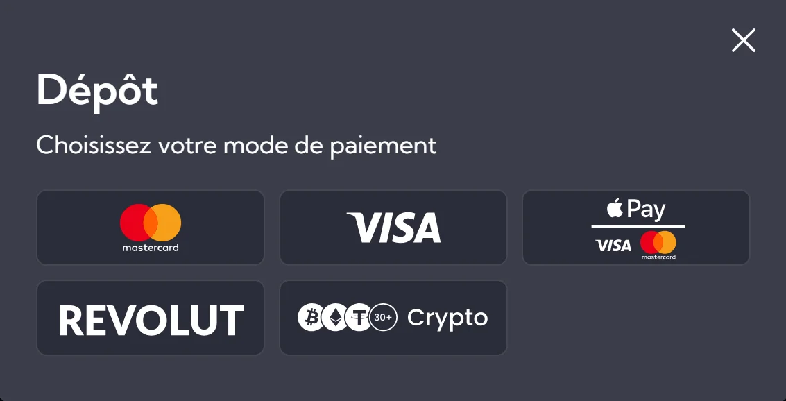 Dépôts et Retraits au Casino Spinalto