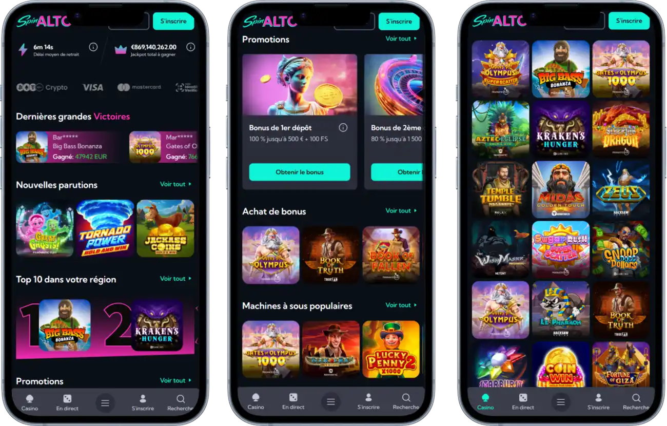 Casino Spinalto sur Téléphone